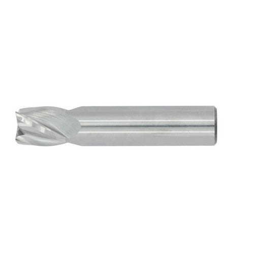 1/4" 4Flute 1/2"LOC 2"OAL 1/4"Shk Round Shank Square Uncoated Carbide End Mill (GP)