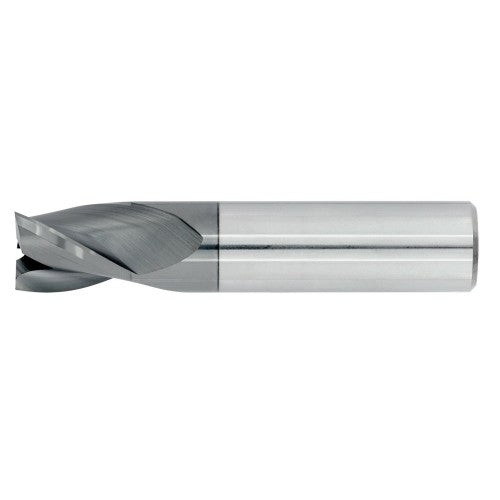 7/32" 3Flute 7/16"LOC 2"OAL 1/4"Shk Round Shank Square TiALN Carbide End Mill (GP)