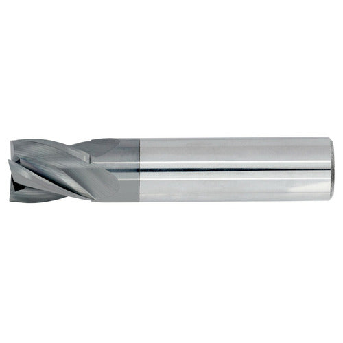 1/2" 5Flute 5/8"LOC 2-1/2"OAL 1/2"Shk Round Shank .090 Corner Radius ALL4 Carbide End Mill with Chipbreaker (HTAS)