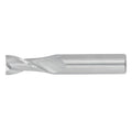 3/8" 2Flute 1"LOC 2-1/2"OAL 3/8"Shk Round Shank Square Uncoated Carbide End Mill (GP)