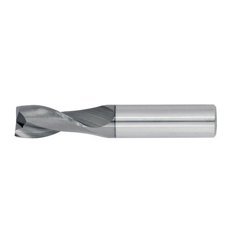 35/64" 2Flute 1-1/4"LOC 3-1/2"OAL 9/16"Shk Round Shank Square TiALN Carbide End Mill (GP)