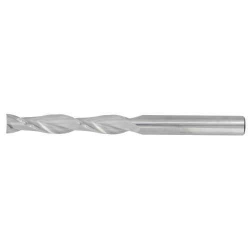 3/8" 2Flute 1-3/4"LOC 4"OAL 3/8"Shk Round Shank Square Uncoated Carbide End Mill (GP)