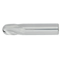 3/32" 2Flute 3/16"LOC 1-1/2"OAL 1/8"Shk Round Shank Ball Nose Uncoated Carbide End Mill (GP)