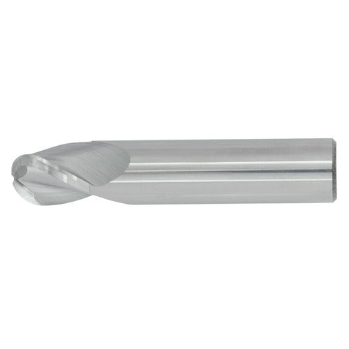 3/8" 3Flute 5/8"LOC 2"OAL 3/8"Shk Round Shank Ball Nose Uncoated Carbide End Mill (GP)