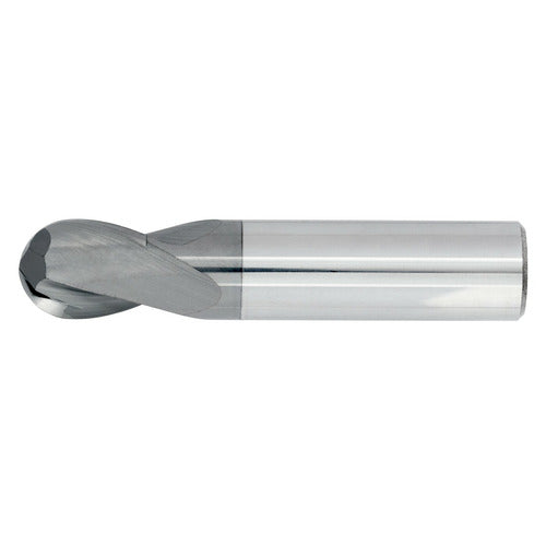 1/16" 2Flute 1/8"LOC 1-1/2"OAL 1/8"Shk Round Shank Ball Nose TiALN Carbide End Mill (GP)