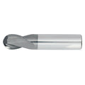 1/8" 2Flute 1/4"LOC 1-1/2"OAL 1/8"Shk Round Shank Ball Nose TiALN Carbide End Mill (GP)