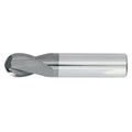 5/32" 2Flute 5/16"LOC 2"OAL 3/16"Shk Round Shank Ball Nose TiALN Carbide End Mill (GP)