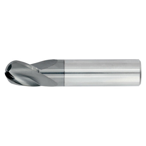 3/16" 3Flute 3/8"LOC 2"OAL 3/16"Shk Round Shank Ball Nose TiALN Carbide End Mill (GP)