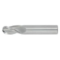 17/64" 3Flute 7/8"LOC 2-1/2"OAL 3/8"Shk Round Shank Ball Nose Uncoated Carbide End Mill (GP)