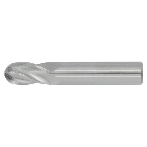 5/8" 4Flute 1-1/4"LOC 3-1/2"OAL 5/8"Shk Round Shank Ball Nose Uncoated Carbide End Mill (GP)