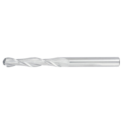 5/16" 2Flute 1-5/8"LOC 4"OAL 5/16"Shk Round Shank Ball Nose Uncoated Carbide End Mill (GP)