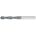 1" 2Flute 3"LOC 6"OAL 1"Shk Round Shank Ball Nose TiALN Carbide End Mill (GP)