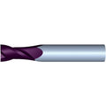 2.5mm 2Flute 7mmLOC 38mmOAL 3mmShk Round Shank Square TiALN Carbide End Mill (GP)
