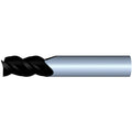 1.5mm 3Flute 5mmLOC 38mmOAL 2mmShk Round Shank Square TiALN Carbide End Mill (GP)