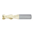1/4" 2Flute 3/4"LOC 2-1/2"OAL 1/4"Shk Round Shank Square ZrN Carbide End Mill Medium/Finisher (UHPA)