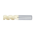 1/4" 3Flute 3/4"LOC 2-1/2"OAL 1/4"Shk Round Shank .020 Corner Radius ZrN Carbide End Mill Medium/Finisher (UHPA)