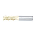 1/4" 3Flute 3/4"LOC 2-1/2"OAL 1/4"Shk Round Shank .060 Corner Radius ZrN Carbide End Mill Medium/Finisher (UHPA)