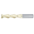 1/2" 2Flute 2"LOC 4"OAL 1/2"Shk Round Shank Square ZrN Carbide End Mill Medium/Finisher (UHPA)