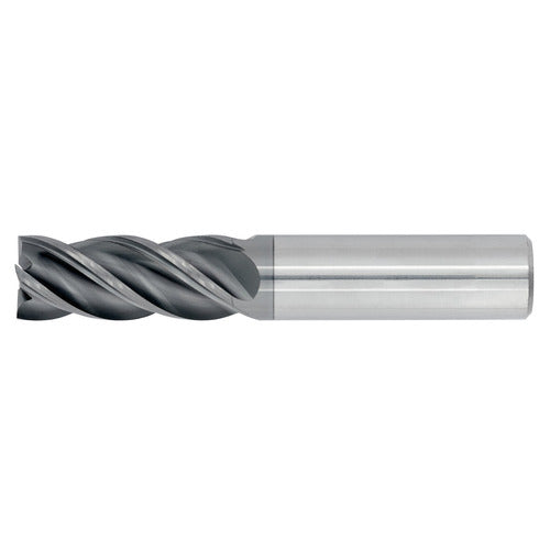 1/8" 4Flute 1/2"LOC 1-1/2"OAL 1/8"Shk Round Shank Square TiALN Carbide End Mill (HP)