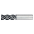 1/8" 4Flute 1/2"LOC 1-1/2"OAL 1/8"Shk Round Shank Square TiALN Carbide End Mill (HP)