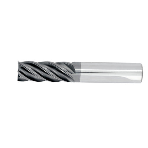 1/2" 5Flt 1-1/4LOC 3OAL 1/2Shk RND SE SQ TiALN Carbide End Mill (HP)