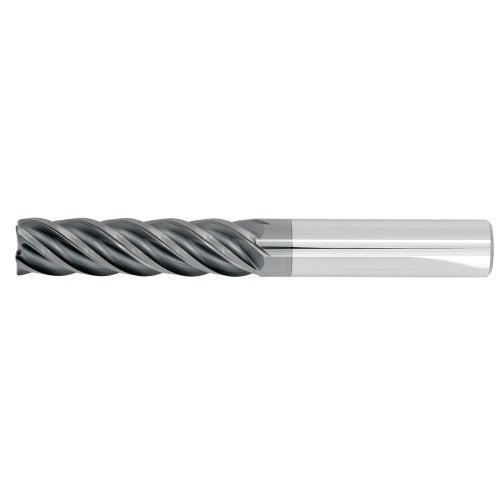 3/8" 5Flute 1-1/8"LOC 3"OAL 3/8"Shk Round Shank Square TiALN Carbide End Mill (HP)