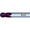 5/8" 4Flute 1-1/4"LOC 3-1/2"OAL 5/8"Shk Weldon Shank Ball Nose TiALN Carbide End Mill (UHP)