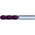 1" 4Flute 2-1/4"LOC 5"OAL 1"Shk Round Shank Ball Nose TiALN Carbide End Mill (UHP)