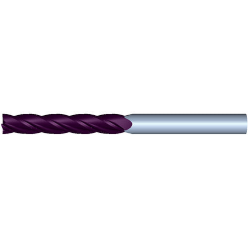 5/16" 4Flute 1-5/8"LOC 4"OAL 5/16"Shk Round Shank Square TiALN Carbide End Mill (UHP)