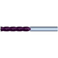 3/8" 4Flute 1-3/4"LOC 4"OAL 3/8"Shk Round Shank Square TiALN Carbide End Mill (UHP)