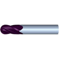 1" 4Flute 1-1/2"LOC 4"OAL 1"Shk Round Shank Ball Nose TiALN Carbide End Mill (HP)