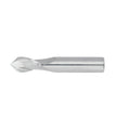 1/8" 2Flute 1/2"LOC 1-1/2"OAL 1/8"Shk Round Shank 90 Degree Uncoated Carbide End Mill Drill/Mill (GP)