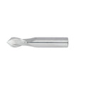 1/2" 2Flute 1"LOC 3"OAL 1/2"Shk Round Shank 90 Degree Uncoated Carbide End Mill Drill/Mill (GP)