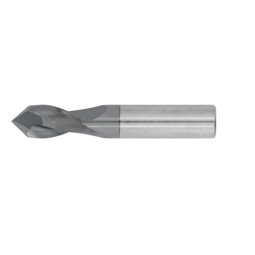 5/8" 2Flute 1-1/4"LOC 3-1/2"OAL 5/8"Shk Round Shank 90 Degree TiALN Carbide End Mill Drill/Mill (GP)