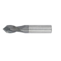 1/4" 2Flute 3/4"LOC 2-1/2"OAL 1/4"Shk Round Shank 90 Degree TiALN Carbide End Mill Drill/Mill (GP)