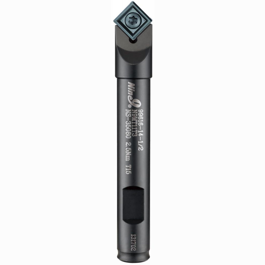 Nine9 Indexable NC Spot Drill Tool Holder With TiAlN Insert Fitted (00-99616-14-1/2-02SAL), 1/2" Shank