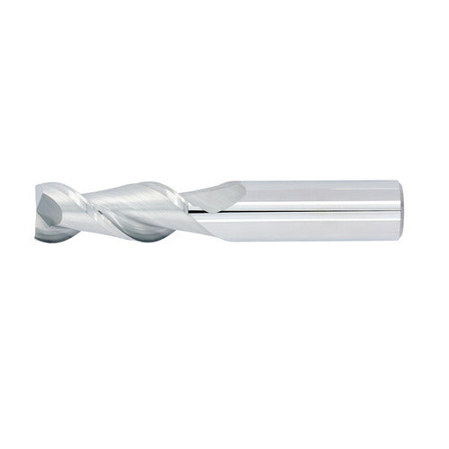 3/8" 2Flute 1"LOC 2-1/2"OAL 3/8"Shk Round Shank Square Uncoated Carbide End Mill Medium/Finisher (UHPA)