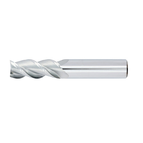 5/16" 3Flute 13/16"LOC 2-1/2"OAL 5/16"Shk Round Shank .030 Corner Radius Uncoated Carbide End Mill Medium/Rougher (UHPA)