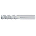 3/4" 3Flute 2-1/4"LOC 5"OAL 3/4"Shk Round Shank .030 Corner Radius Uncoated Carbide End Mill with Chipbreaker Medium/Rougher (UHPA)