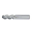 1" 3Flute 1-1/2"LOC 4"OAL 1"Shk Round Shank Square Uncoated Carbide End Mill Medium/Rougher (UHPA)