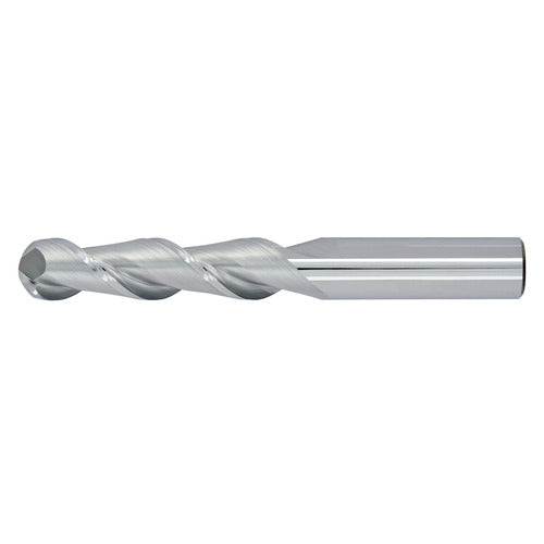 3/4" 2Flute 2-1/4"LOC 5"OAL 3/4"Shk Round Shank Ball Nose Uncoated Carbide End Mill Medium/Finisher (UHPA)