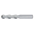 1" 2Flute 2-1/4"LOC 5"OAL 1"Shk Round Shank Ball Nose Uncoated Carbide End Mill Medium/Finisher (UHPA)