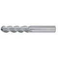 5/8" 3Flute 2-1/4"LOC 5"OAL 5/8"Shk Round Shank Ball Nose Uncoated Carbide End Mill Medium/Finisher (UHPA)