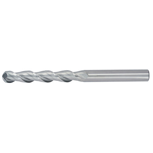 1" 2Flute 3"LOC 6"OAL 1"Shk Round Shank Ball Nose Uncoated Carbide End Mill Medium/Finisher (UHPA)