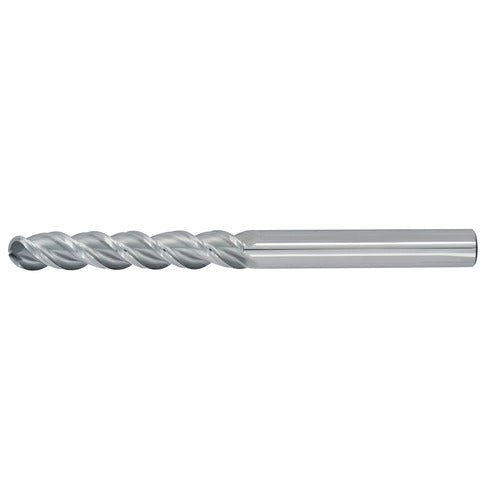 5/8" 3Flute 3"LOC 6"OAL 5/8"Shk Round Shank Ball Nose Uncoated Carbide End Mill Medium/Finisher (UHPA)
