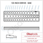 3-Row Magnetic Socket Holder