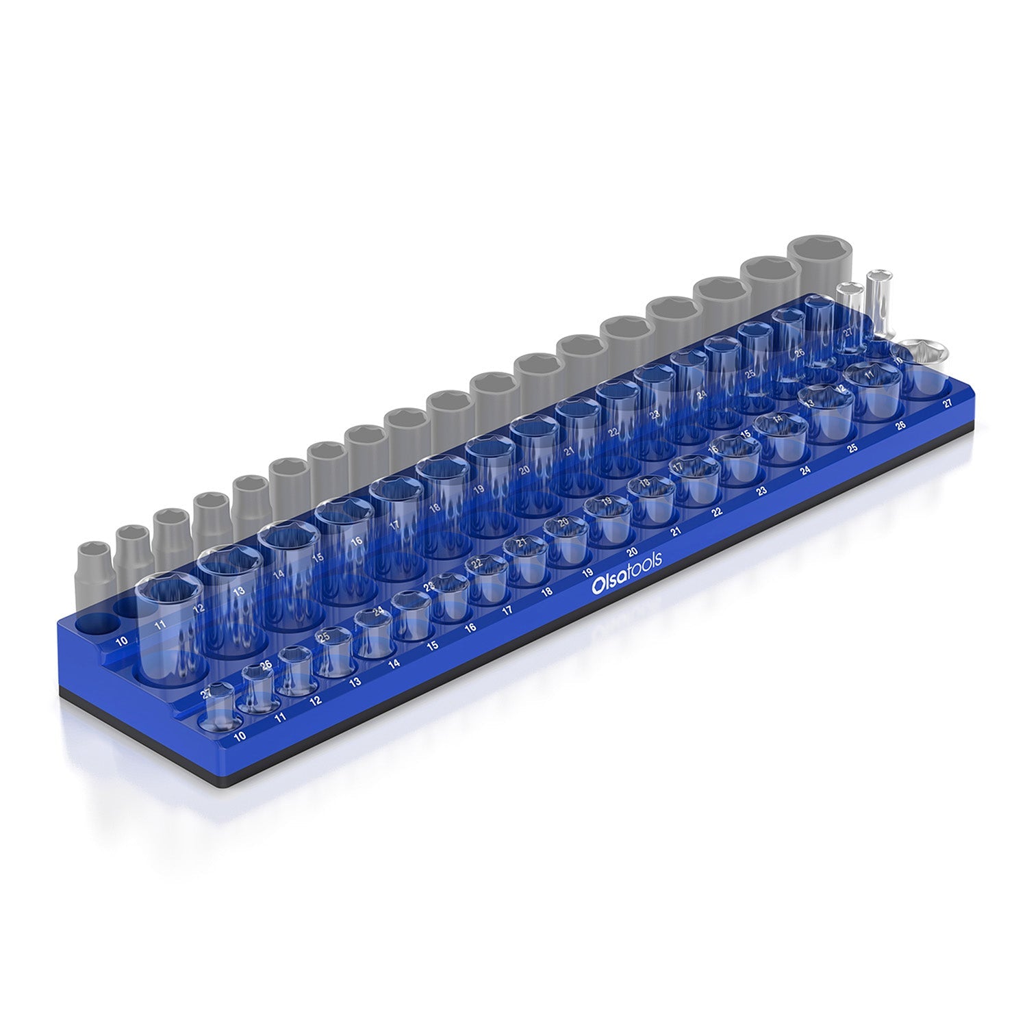 3-Row Magnetic Socket Holder