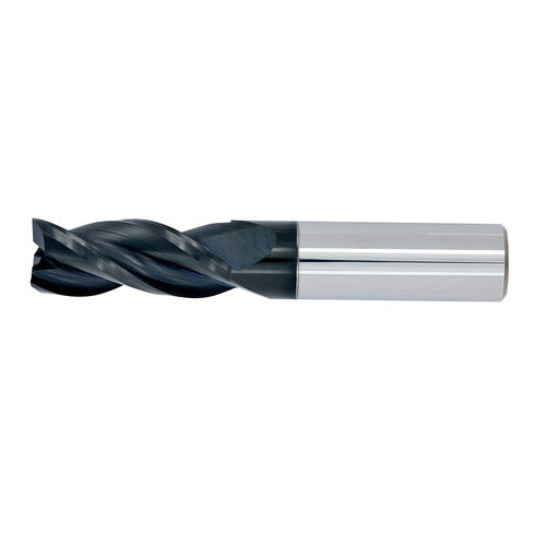 1" 3Flute 1-1/2"LOC 4"OAL 1"Shk Round Shank Square DLC Carbide End Mill Medium/Finisher (UHPA)