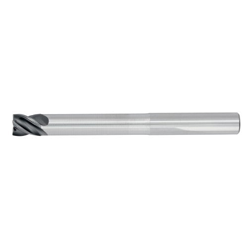 1/2" 4Flute 5/8"LOC 6"OAL 1/2"Shk Round Shank .020 Corner Radius TiALN Carbide End Mill (HP)