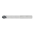 1/4" 4Flute 3/8"LOC 4"OAL 1/4"Shk Round Shank Ball Nose TiALN Carbide End Mill (HP)
